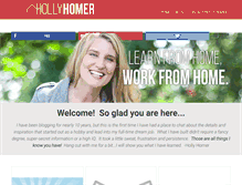 Tablet Screenshot of hollyhomer.com